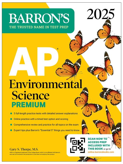 Title details for AP Environmental Science Premium, 2025 by Barron's Educational Series - Available